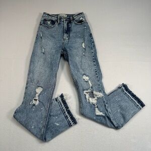 Abercrombie & Fitch Blue Straight Leg Jeans